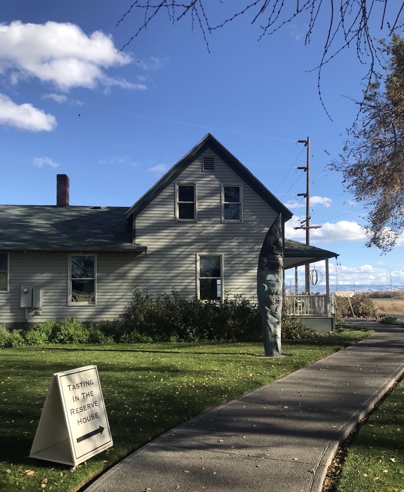 Visiting local Walla Walla wineries and meeting local animals.